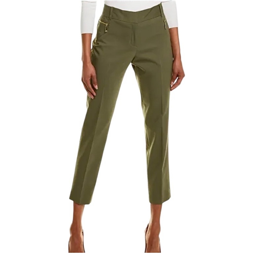 Chaus Women's Zipper Pocket Ankle Length Cigarette Pants Size 4